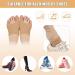 Toe Pads & Gel Heel Socks Set Comfortable Foot Protectors for Day & Night Support | Breathable Cushion Sleeves for Big & Little Toes - Buy Online on GoSupps.com