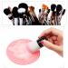 Silicone Makeup Brush Cleaning Mat - 3 Piece Set | Brush Scrubber Pad with Suction Cup | Green Purple Pink - Buy Online on GoSupps.com