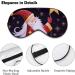Christmas Santa Claus Sleep Eye Mask for Women Men - Elastic Strap for Sleep Travel Nap - Buy Online on GoSupps.com