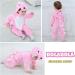 Doladola Unisex Baby Toddler Romper Jumpsuit Hooded Sleepsuit | Pink Dinosaur | 18-24 Months - Buy Online on GoSupps.com