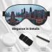 Chicago Print Unisex Eye Mask | Soft Light-Blocking Sleeping Mask for Comfort - Buy Online on GoSupps.com