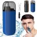 Pikapipy Nose Hair Trimmer - 2024 New Konka Electric Nose Hair Trimmer Ear Nose Hair Trimmer for Men Ipx7 Waterproof Rechargeable Painless Trimming Detachable Head Dual Edge Blade(Blue 1) 1 Blue