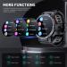 Rapocon Military Smart Watch for Men - Bluetooth Call & 24 Sports Modes - Waterproof Fitness Watch - 1.6 Tactical Smartwatch - Buy Online on GoSupps.com