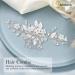 Makone Silver Handmade Flower Hair Clip for Wedding, Women and Girls - Pearl Flower Side Comb - Buy Online on GoSupps.com