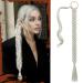 Sofeiyan Long Braid Ponytail Extension with Hair Tie Straight Sleek Wrap Around Hair Extensions Braid Pony Tail Fluffy Natural Soft Synthetic Hairpieces for Women Daily Wear 30 inch-Silver Mist Grey 30 Inch (Pack of 1) Silver Mist Grey
