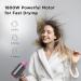 Fast Drying 1800W Ionic Hair Dryer - Compact & Lightweight Blow Dryer with Cool Button 360 Nozzle for Home & Travel - 10 Million Negative Ions - Gray - Buy Online on GoSupps.com