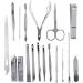 Greethga 18 Piece Manicure Pedicure Kit Nail Clipper Kit Kit Nail Tools with Luxury Travel - Buy Online on GoSupps.com