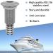 iSure Marine Stainless Steel 1 Barbed Straight Thru-Hull Drain Connector with Nut - Boat Plumbing Fittings for Boats, Yachts, Marine - Buy Online on GoSupps.com