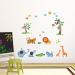 Decowall DW-1206 Wild Jungle Animals Wall Stickers for Kids - Peel and Stick Removable Decals for Nursery, Bedroom, Living Room - Buy Online on GoSupps.com