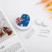 Australia Retro Heart Flag Contact Lens Travel Kit - Portable Cute Contact Box with Mirror for Daily Use & Outdoor Adventures - Buy Online on GoSupps.com