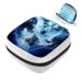 GIAPB Sanitary Napkin Storage Bag Period Bag Tampon Bag Makeup Bag Pad Pouch Wolfs Art Pattern Color4162