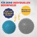 Best Sporting Massage Balls Set - Reflex Zone Therapy & Relaxation | Includes Free Exercise Instructions - Soft & Hard Hedgehog Balls - Buy Online on GoSupps.com