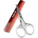 Niegeloh Solingen Mustache & Beard Scissors - Professional Grooming Tool with Fine Tooth Comb | Surgical Stainless Steel | Handcrafted in Solingen, Germany - Buy Online on GoSupps.com