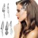 Silver Y2K Snap Clips: 5 Pairs Gothic Metal Vintage Charms Hair Accessories for Women - Buy Online on GoSupps.com