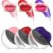 3 Colors Magic Color Changing Lipstick Matte Lazy Lipstick Set Lip Stain Long Lasting Waterproof Lipstick Non-stick Cup Lip Shape Lip Stick for Women Lip Makeup