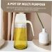Ciieeo Glass Oiler Ketchup Dispenser Condiment Container Salad Dressing Dispenser Oil Dispenser Bottle for Kitchen Vinegar Glass Bottle Sauce Cruet Bottle Pp Accessories Automatic White 11X8.5X20.5CM White - Buy Online on GoSupps.com