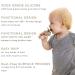 Moonkie Teething Toy BPA Free Silicone 360 Baby Toothbrush for Babies 6-12 Months (Koala Warm Taupe) - Buy Online on GoSupps.com