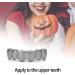 Hip Hop Hollow Tooth Hip Hop Teeth Grillz Easy to Wear Portable Rapper Costume Teeth Jewelry and Party Photo Props for Halloween for Women Men Gift (Black) - Buy Online on GoSupps.com