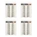 Lurrose Waterproof Eyebrow Tattoos Stickers 4 Sheets Hair- Eyebrow Transfers Stickers 6D Imitation Eyebrows False Eyebrows Tattoos for Women (Black)
