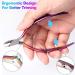 Ejiubas Cuticle Trimmer Cutter Nippers Clippers - Professional Stainless Steel Cuticle Scissors for Manicure Pedicure - Fingernail Cuticle Remover Tool - Christmas 1-Chameleon - Buy Online on GoSupps.com