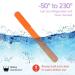 Silicone Teething Tubes - Safe Sensory Toy for Toddlers (Orange) | Includes Washing Brush - Buy Online on GoSupps.com