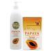 Swiss Soft N White Papaya Herbal Lightening Soap 7 Oz + Swiss Papaya Lightening Lotion Vitamin E Enriched 500 ml