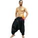 Buy SARJANA HANDICRAFTS Men's Harem Pants - Cotton Boho Trousers One Size - Stylish Black Design | International Shipping - Buy Online on GoSupps.com