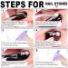8ml Nail Art Rhinestone Glue Kit for Gem Stones and Nail Rhinestones - LED Light Cure Needed - Clear Adhesive Resin Gel Polish with Tools - 15ml UV Glue - No Wipe Formula - Buy Online on GoSupps.com