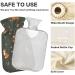 Naanle Autumn Fox Hot Water Bottle | 1L Transparent Warm Water Bottle for Pain Relief & Cold Therapy | Perfect Bed Hand & Feet Warmer - Buy Online on GoSupps.com