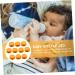 BESTonZON 10pcs Baby Bottle Seal Cap Gift Tags Christmas 43mm Diameter Bottle Lids Girl Replacement Bottle Caps Small Kit Supply Travel Feeding Bottle Infant Products Food Grade Pp Orange 4.3x4.3x1.5cm - Buy Online on GoSupps.com