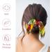 6 Pieces Hair Scrunchies Soft Scarves Scrunchies Elastic Hair Bands Bow Hair Ties Rabbit Ears Scrunchy Ponytail Holder Hair Accessories for Women Girls Tropical Sliced Fruits Pineapple Lemon Painted Multi-colored 03 - Buy Online on GoSupps.com