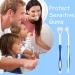 Patelai 8-Piece Autism Toothbrush for Kids & Adults - Soft Manual Toothbrush with Nice Angle Bristles for Deep Cleaning - Red, Orange, Blue, Green - Buy Online on GoSupps.com