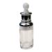 50ml refillable clear glass bottle of essential oil elite fluid cosmetics jar pot container bottle with glass pipette eye dropper 50ml silver