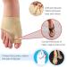 Smilamo Premium Bunion Corrector Sock | Comfortable Orthopedic Big Toe Straightener Brace for Women - 2 PCs Black & Skin - Buy Online on GoSupps.com
