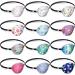 12 Pcs Eye Patches for Kids Adjustable Children Eye Patches Reusable Single Kids Eye Patch Cute Soft Girl Boy Eye Patch with Elastic Strap for Left or Right Eyepatch Various Patterns