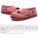 ZHENSI Women's Adjustable Diabetic Slippers - Wide Swollen Feet Shoes with Memory Foam for Elderly - Non-Slip Flat (9.5, Pink) - Buy Online on GoSupps.com