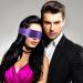 Prasacco 2-Pack Satin Eye Masks - Adjustable Soft Sleep Masks for Adults | Travel Eye Cover in Pink & Purple - Buy Online on GoSupps.com