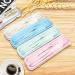 Reusable Travel Utensils Set with Case - Eco-Friendly Wheat Straw Cutlery for Kids & Adults - Portable Knife Fork Spoons Tableware for Travel, Picnic, Camping - BPA Free - 4 Sets (Green, Beige, Pink, Blue) - Buy Online on GoSupps.com