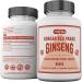 Mill Bay Korean Red Panax Ginseng Supplement Used in Herbal Medicine to Help Enhance Physical Performance Increase Energy and as an Adaptogen - 100 Capsules (Strength 500 mg) - Buy Online on GoSupps.com