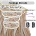 YDDM 24-Inch Clip-In Hair Extensions - Realistic Synthetic Hair 4pcs - Affordable Smooth & Full Volume for Women - Buy Online on GoSupps.com