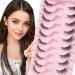Oreola Cat Eye Lashes Set Natural Look Half Eyelashes Wispies Reusable 3/4 Half Lashes Kit 10 Pairs Corner Eyelashes Soft Lightweight Fluffy Lashes - Buy Online on GoSupps.com