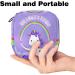 Portable Women's Binding-Storage Bags | Menstrual Cup Pocket & Tampon Insert for Teen Girls | Unicorn Rainbow Purple Design - Buy Online on GoSupps.com