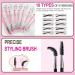 Yfulfill Eyebrow Stencils and Shaping Kit Soft Brown Adjustable Professional Waterproof Long Lasting Buildable Eyebrow Powder Stamp with 10 Eyebrow Stencils - Buy Online on GoSupps.com