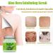 Aloe vera scrub aloe vera body scrub exfoliating gel to remove dead skin exfoliating scrub for all skin - Buy Online on GoSupps.com
