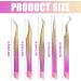 Double End Nails Tweezers For Nails Straight Curved Tip Tweezers Eyelashes Tweezers Precisions Craft Tweezers - Buy Online on GoSupps.com