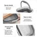 Collapsible Foot Soak Tub with Handle - 15L Foldable Foot Bath Basin with Massage Acupoint - Gray Plastic Foot Bucket for Comfortable Soaking - International Shipping Available - Buy Online on GoSupps.com