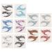10- sheet Temporary Eye Stickers Makeup Transfer Stickers Eyeshadow Eyeliner Sticker for Halloween Masquerade Carnival