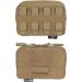 TOPTACPRO Tactical MOLLE Admin Panel Pouch - Small Chest Pouch for Tactical Vest - 500D Cordura Nylon - Coyote Brown - Buy Online on GoSupps.com