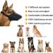 CooZero 7 PCS Dog Muzzles Set | Anti-Biting & Barking | Adjustable Mouth Cover for Small to Extra Large Dogs - Black - Buy Online on GoSupps.com
