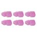 Toilet Bubble Pill Urine Stain Deodorant Dirt Cleaner Gentle for Hotel 12Pcs Pink
